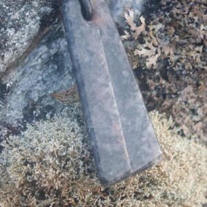 Hebridean Stone pendant - Carved surface - handmade by Gneiss Things (view 2)