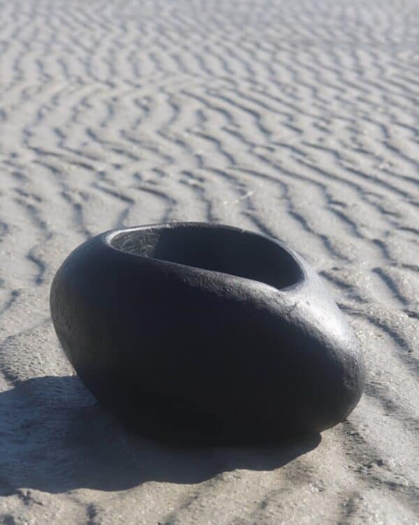 Carved stone bowl