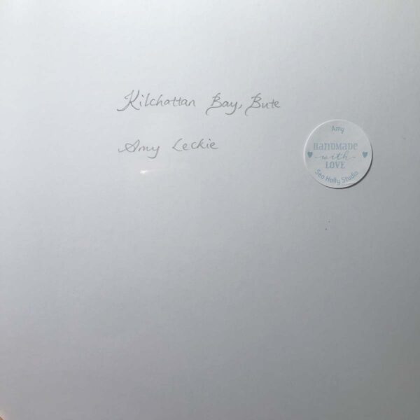 Kilchattan Bay View Print of Original Oil Painting