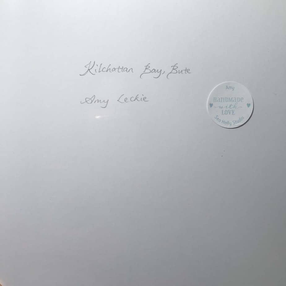 Kilchattan Bay View Print of Original Oil Painting - Image 3