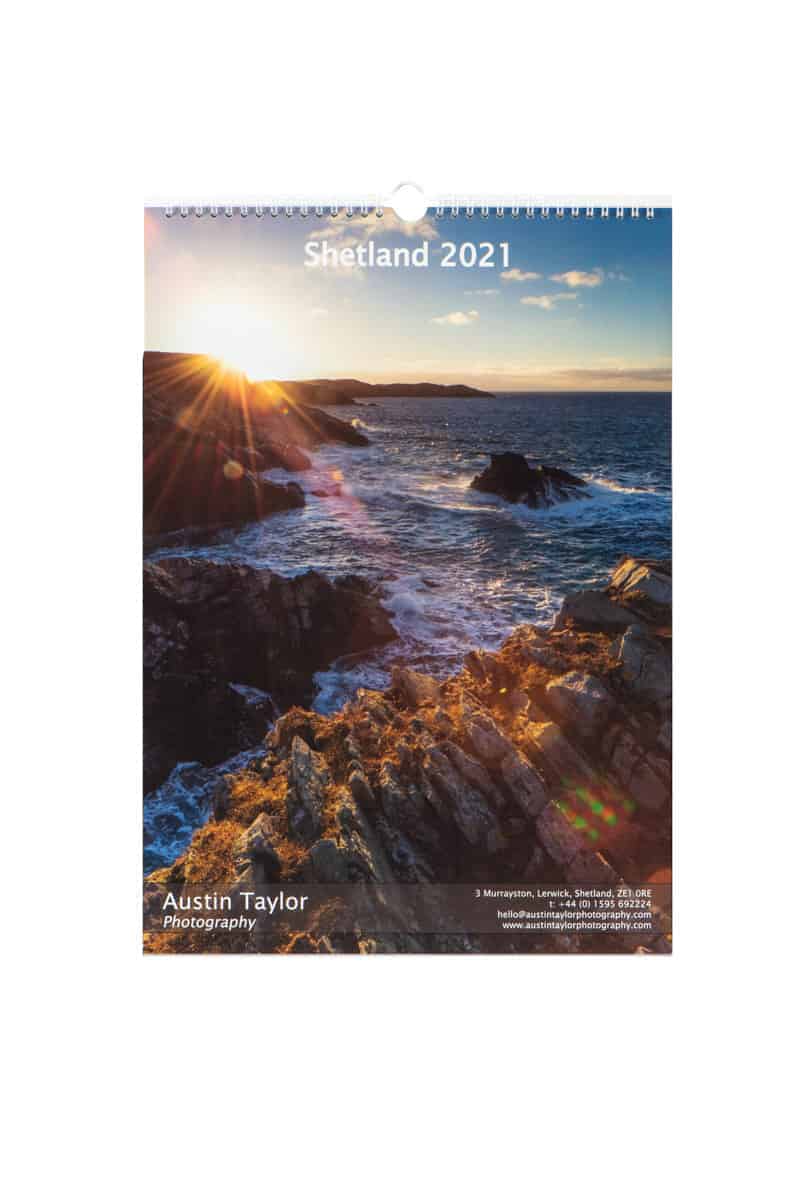 Shetland Calendar 2021 - handmade by Austin Taylor Photography