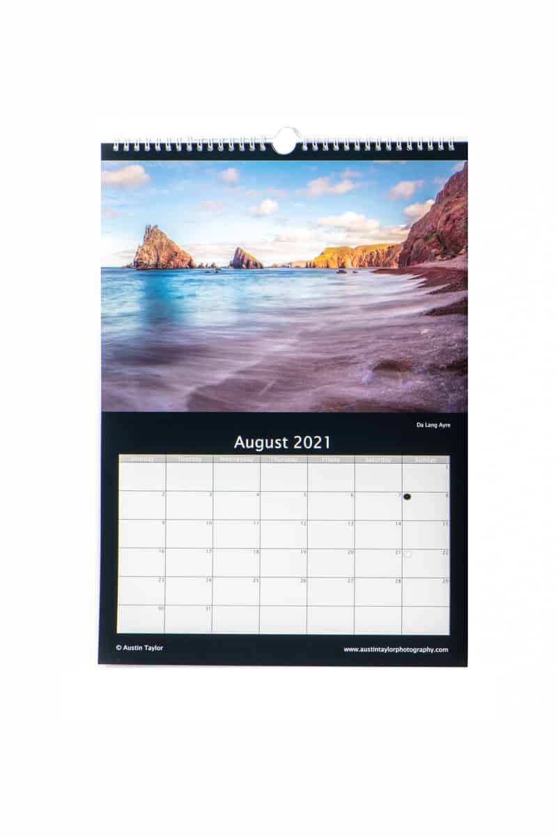 Shetland Calendar 2021 - handmade by Austin Taylor Photography (view 2)