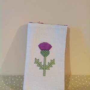 Scottish Thistle gadget sock - handmade by Christie Country Crafts (view 4)