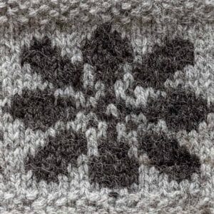 Hand knitted Ascog Flower Headband - Image 2