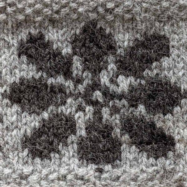 Hand knitted Ascog Flower Headband