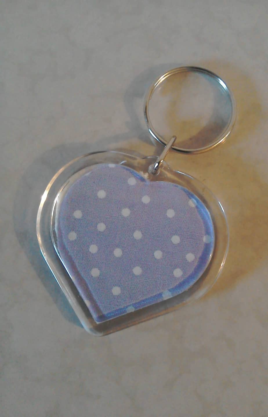 Sweet Dreams Cross Stitched heart Keyring - Image 2