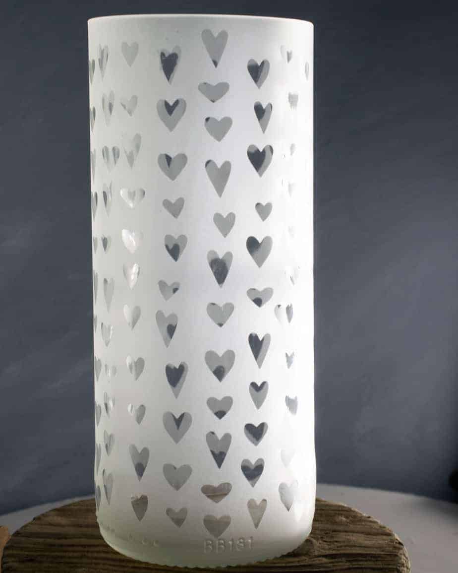 Recycled glass vase - handmade by A little bit of glass