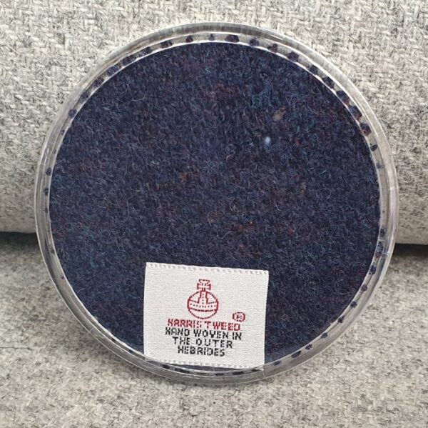 Speckled Navy Harris Tweed Coaster