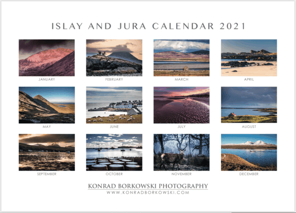 Islay and Jura 2021 Calendar
