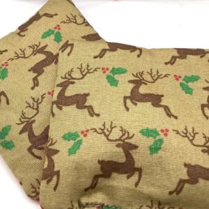 Set of 2 scented Festive Fabric Handwarmers - handmade by Camella Crafts (view 2)
