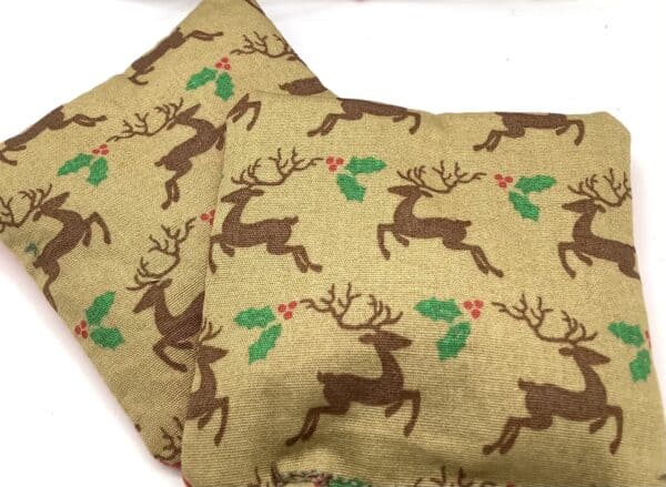 Set of 2 scented Festive Fabric Handwarmers - handmade by Camella Crafts (view 2)