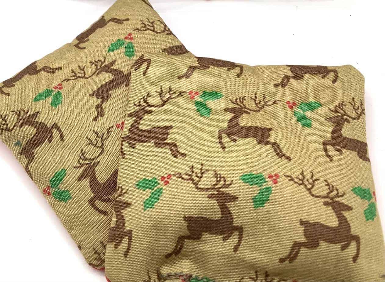 Set of 2 scented Festive Fabric Handwarmers - handmade by Camella Crafts (view 2)