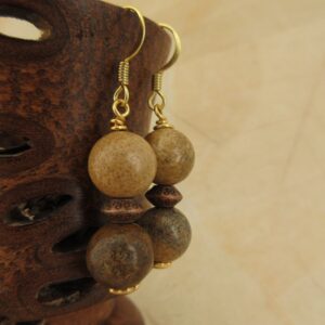 Jasper Earrings by Indigo Berry