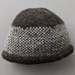 Small hand knitted fair isle hat