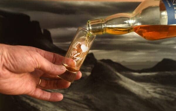 Isle of skye shot glass