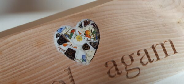 Gaelic Plaque with Heart