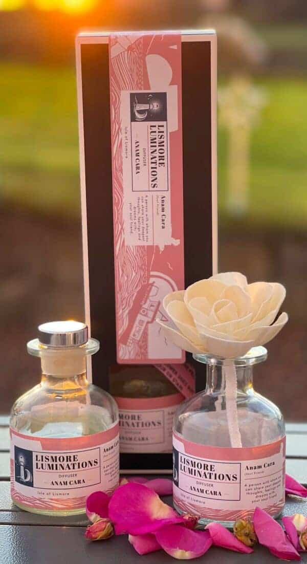 Anam Cara - Soul Friend Diffuser with limited edition flower Reed diffuser
