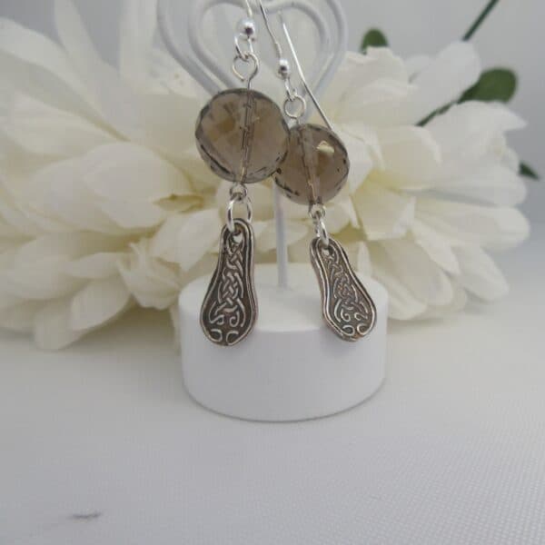 Handcrafted Silver Celtic Earrings by Indigo Berry