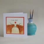 Valentines Card – I Love Moo