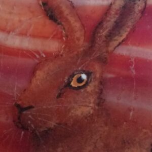 Ruby red Hare - handmade by Ruth Brough (view 3)