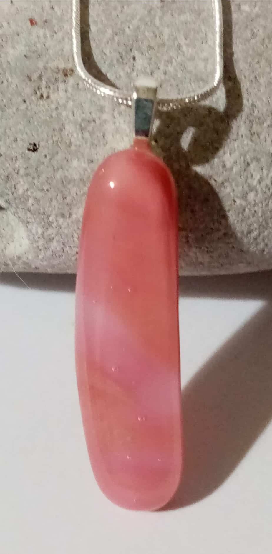 Sunset pink - handmade by Ruth Brough
