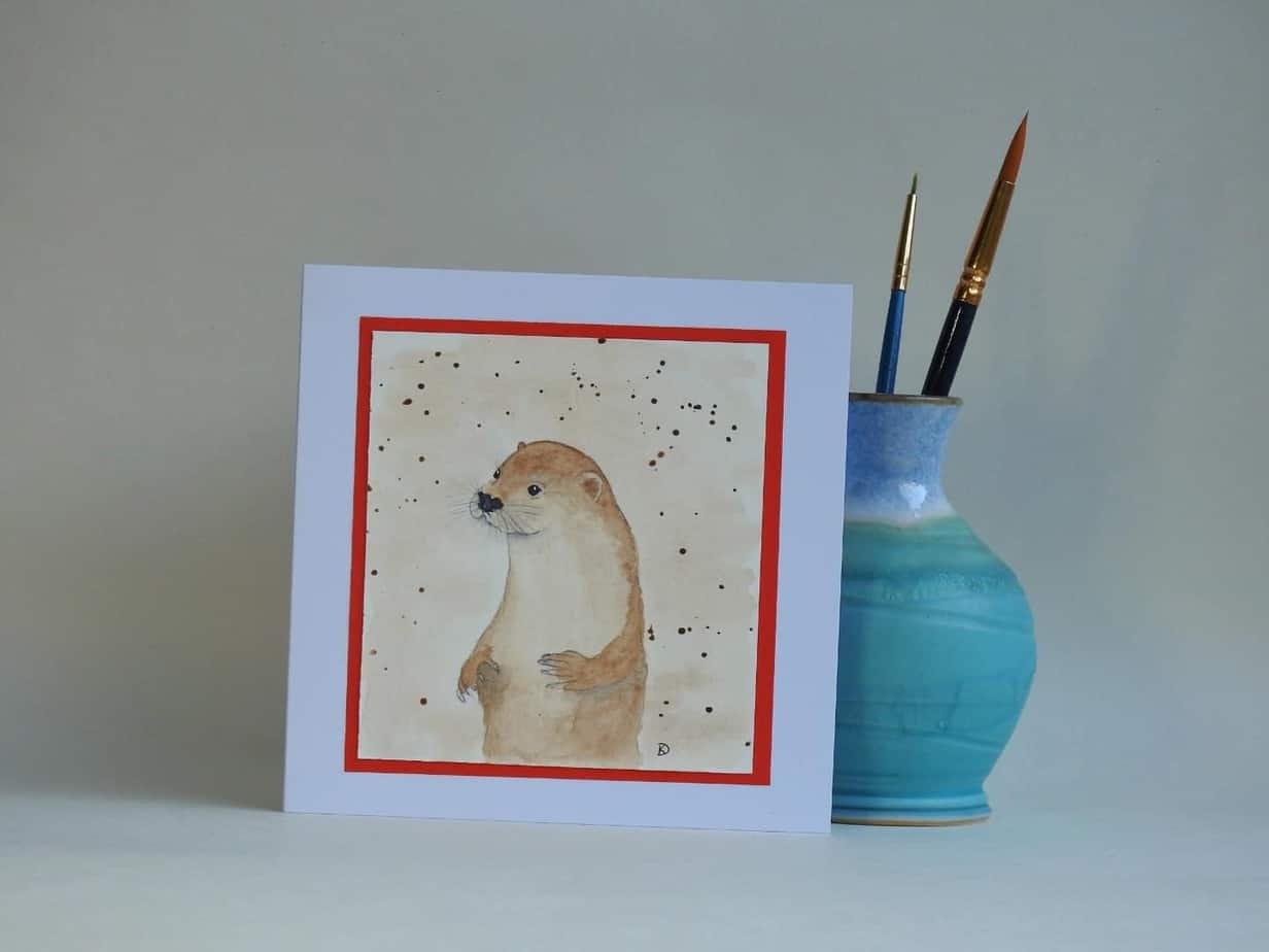 Greeting Card - Otter - Image 1