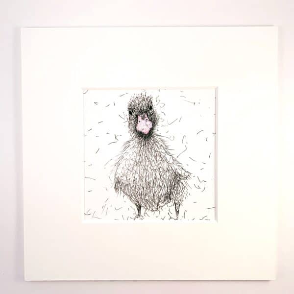 Duckling Print (Personalised) - handmade by Ruth Slater Artist (view 2)