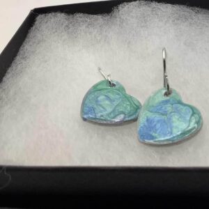 Hand Painted Earrings 6 - handmade by Camella Crafts