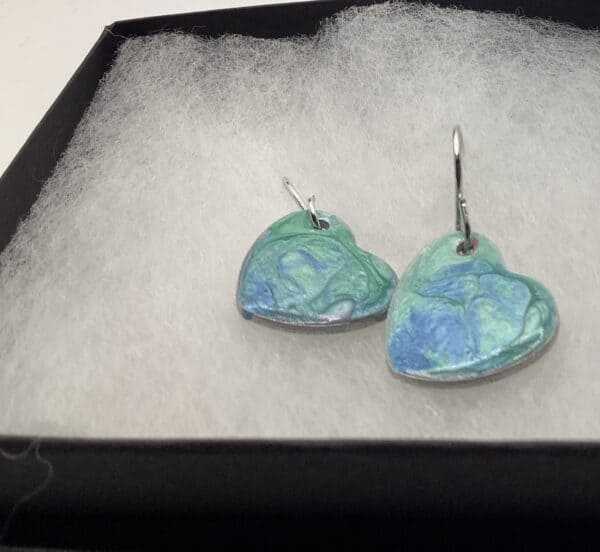 Hand Painted Earrings 6 - handmade by Camella Crafts