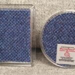 Navy/Blue Harris Tweed Coaster