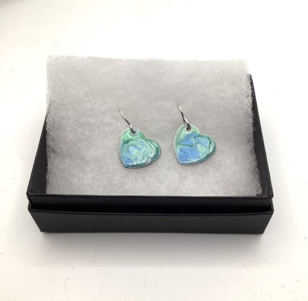 Hand Painted Earrings 6 - handmade by Camella Crafts (view 3)