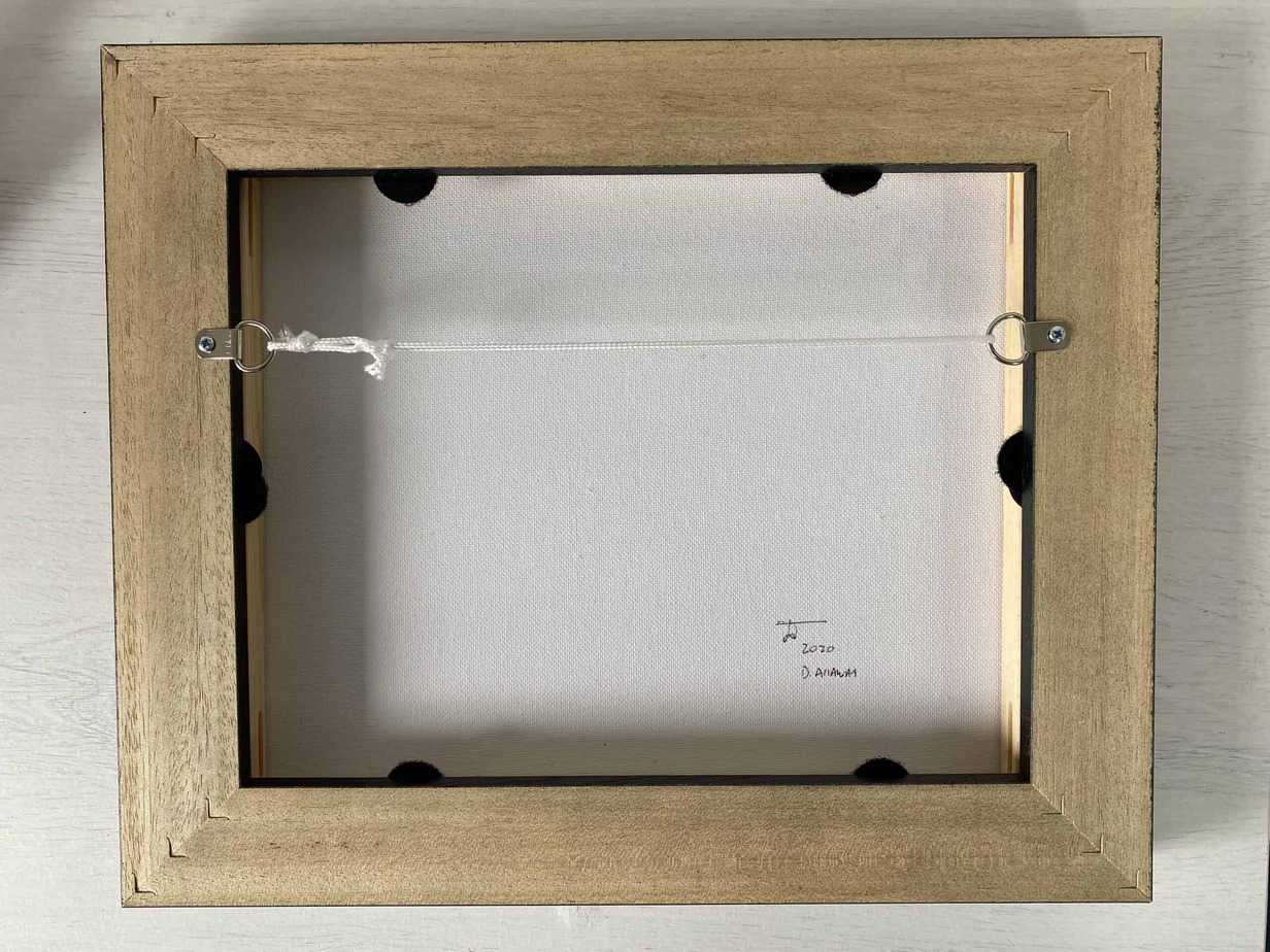 Dive into the green, Framed original painting - handmade by IonaImages (view 4)