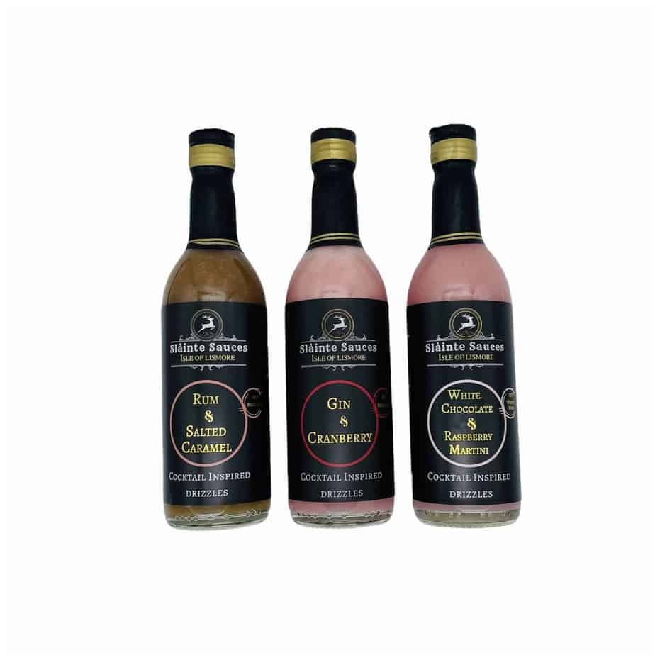 Rum & Gin dessert Sauces. Gift set of 3 - handmade by Slàinte Sauces (view 2)