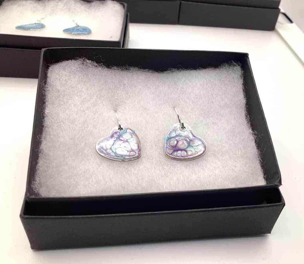 Hand Painted Earrings 3 - Image 1