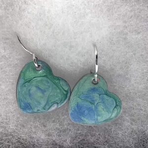 Hand Painted Earrings 6 - handmade by Camella Crafts (view 2)