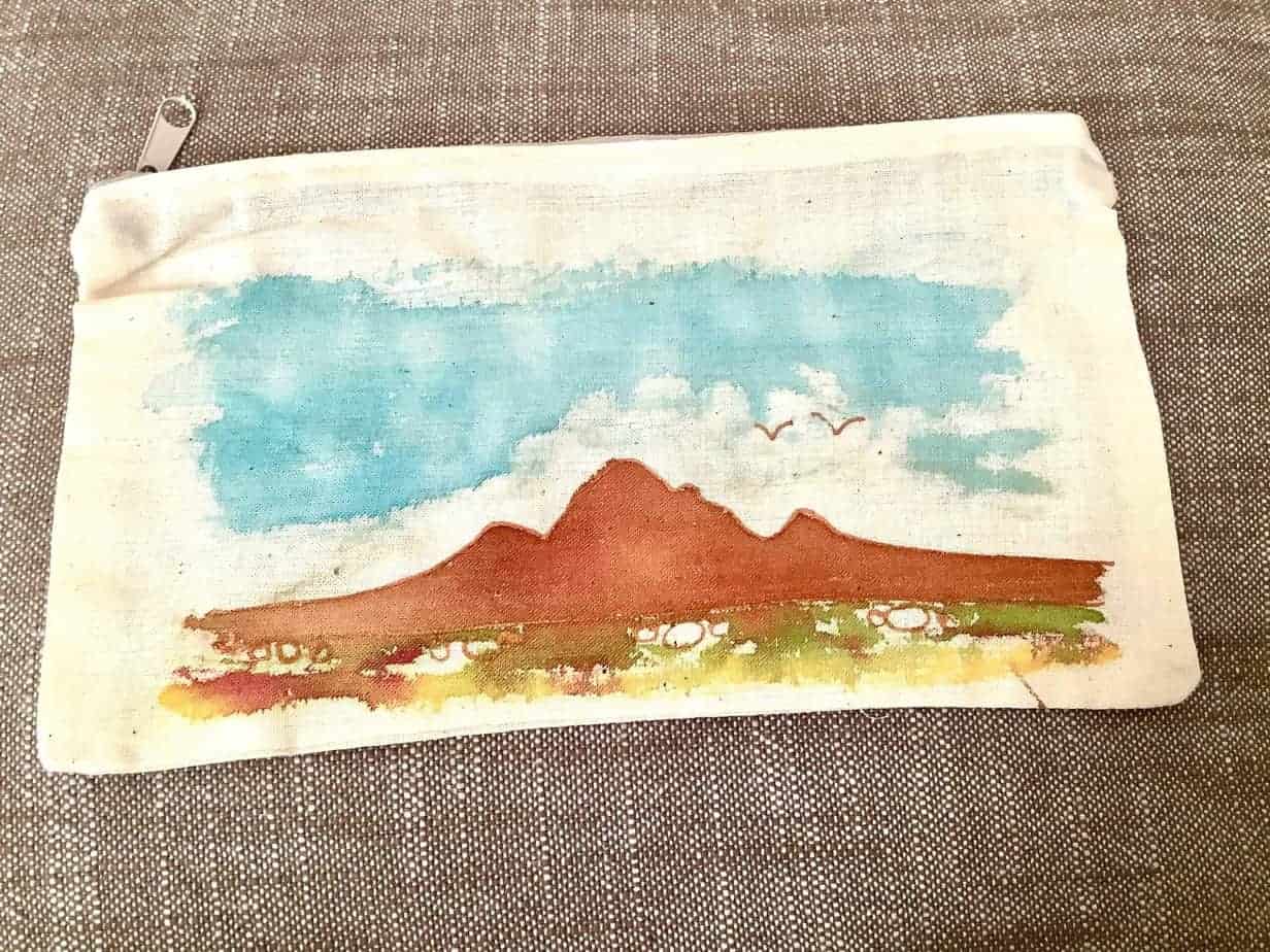 Hand Painted Pencil Case - handmade by Camella Crafts