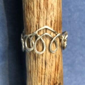 Celtic Swirls and Hearts Ring