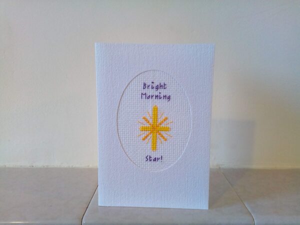 Bright Morning Star Easter Card