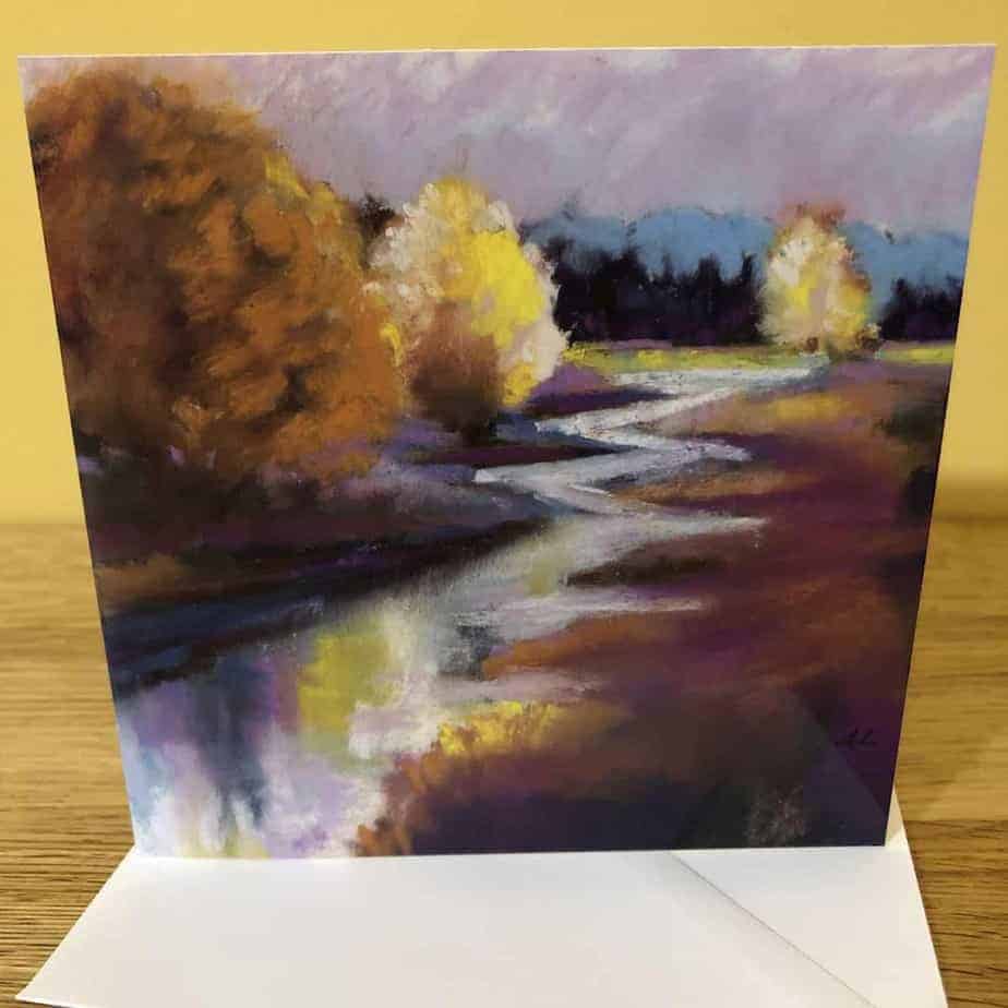 Four Seasons Blank Greetings Cards - handmade by Seaholly Studio (view 4)
