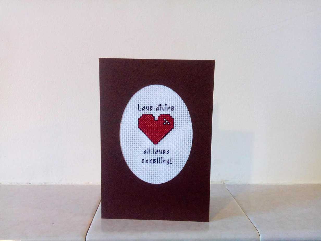 Love Divine Greetings Card - Image 2