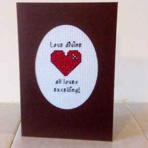 Love Divine Greetings Card - Image 3
