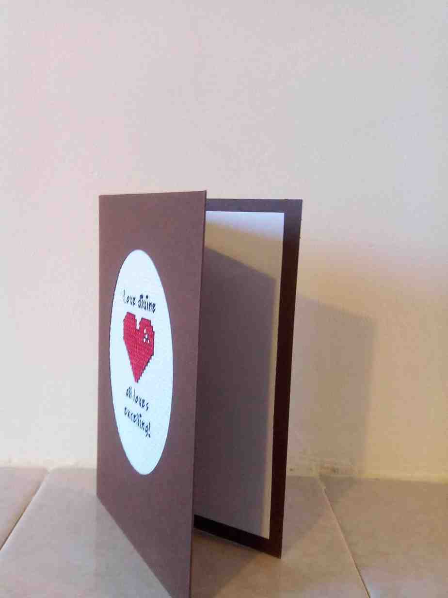 Love Divine Greetings Card - Image 4