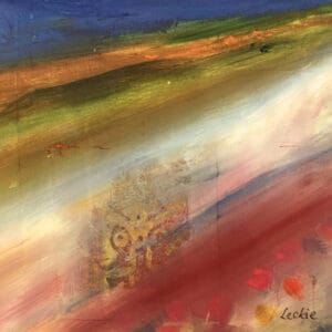 The West Bay. Print of original mixed media painting - handmade by Seaholly Studio (view 7)