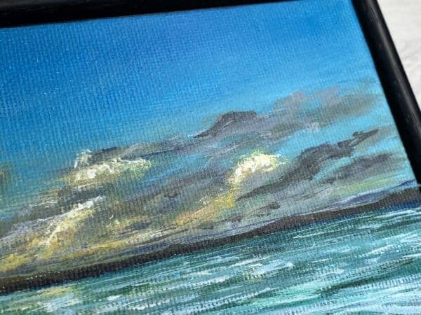 Sand eels bay,Iona Original framed painting - handmade by IonaImages (view 2)