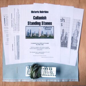 Cross Stitch Kit - Callanish Stones - handmade by Carloway Cross Stitch (view 3)