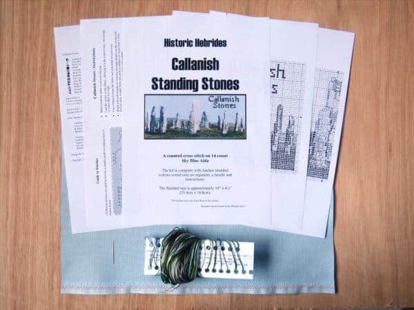 Cross Stitch Kit - Callanish Stones - handmade by Carloway Cross Stitch (view 3)