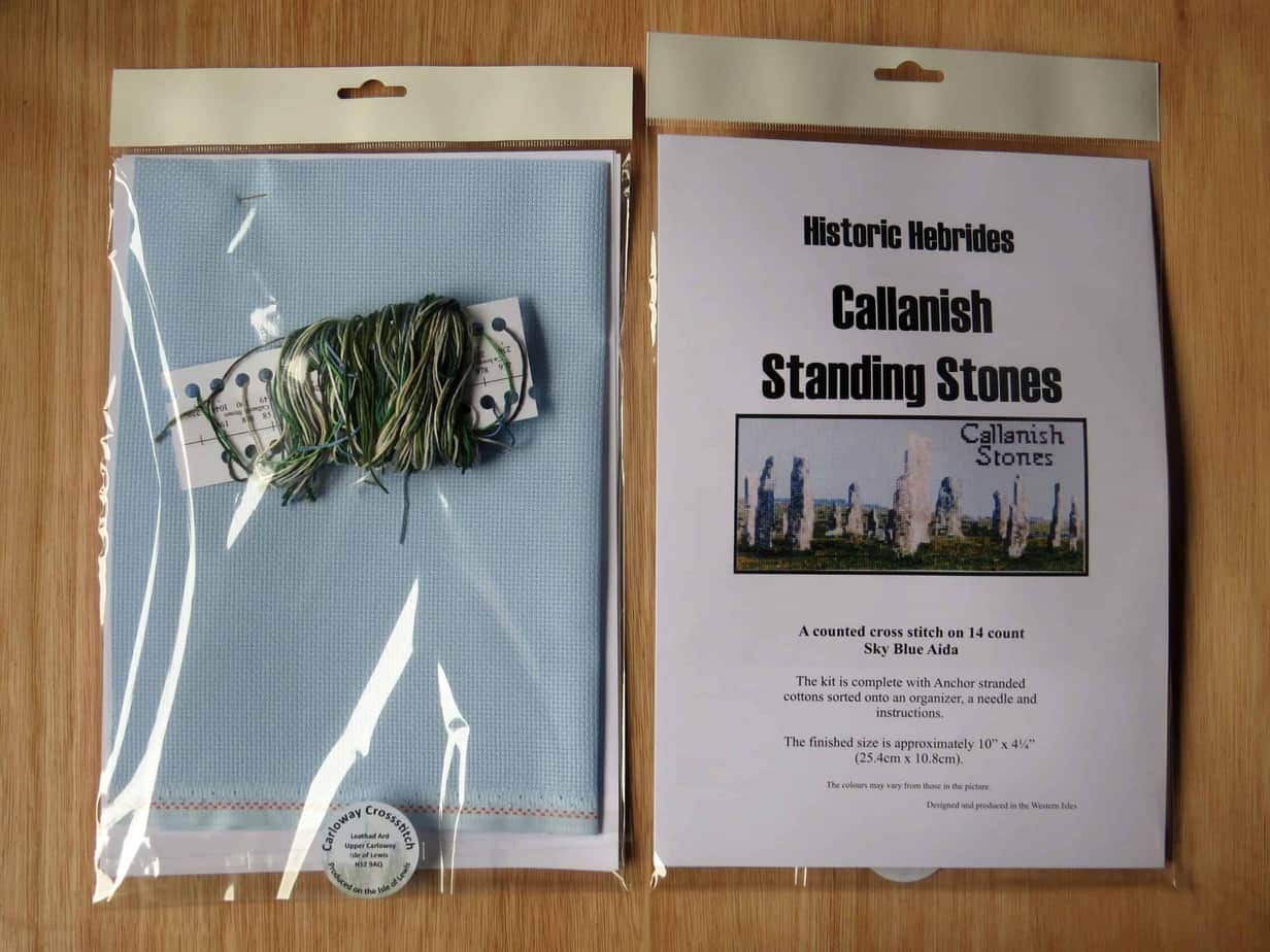 Cross Stitch Kit - Callanish Stones - handmade by Carloway Cross Stitch (view 4)
