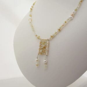 Opal and Pearl Shoreline Necklace - Image 2
