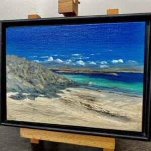 Sandeels bay, Iona, Original framed oil painting - handmade by IonaImages