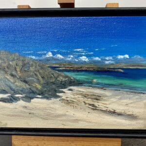 Sandeels bay, Iona, Original framed oil painting - handmade by IonaImages (view 2)